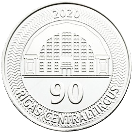 Moneta Rigas Centraltirgus 90